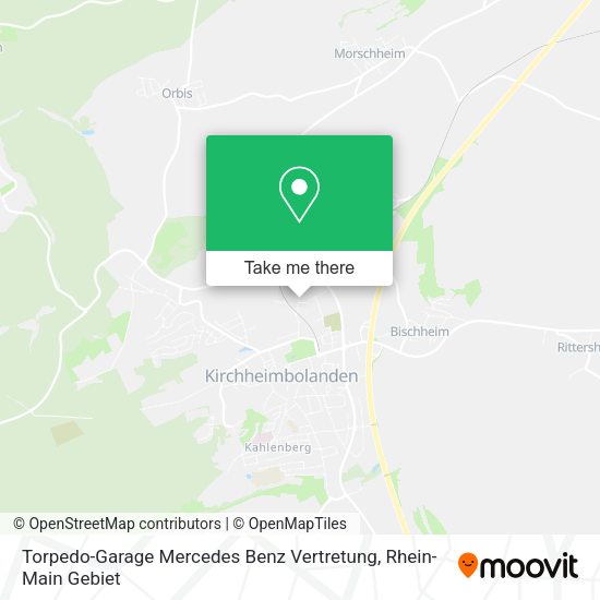 Карта Torpedo-Garage Mercedes Benz Vertretung