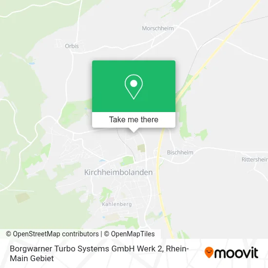 Borgwarner Turbo Systems GmbH Werk 2 map