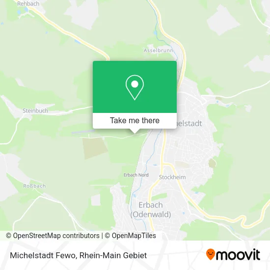 Карта Michelstadt Fewo