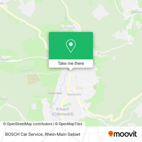 Карта BOSCH Car Service