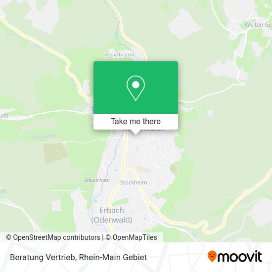 Карта Beratung Vertrieb