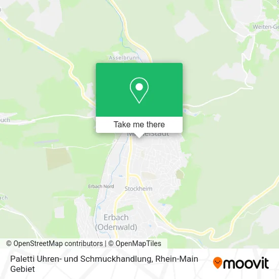 Карта Paletti Uhren- und Schmuckhandlung