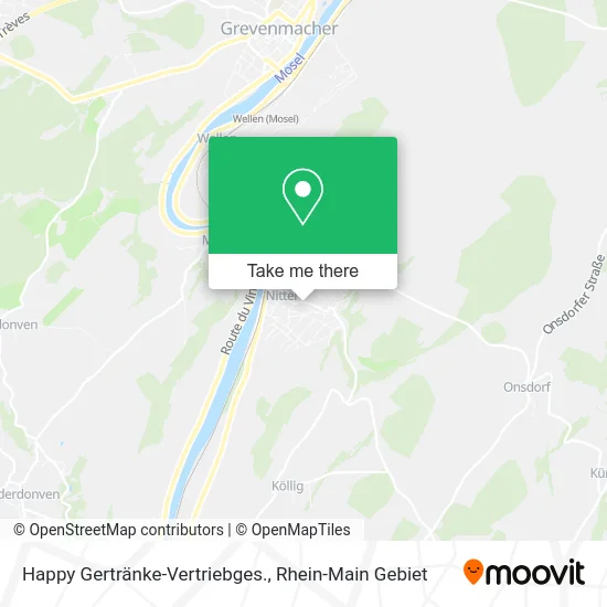 Карта Happy Gertränke-Vertriebges.