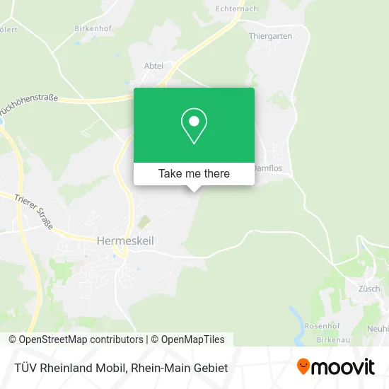 Карта TÜV Rheinland Mobil