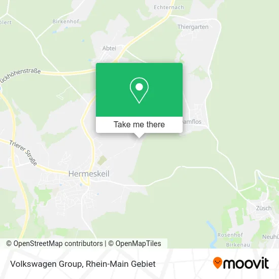 Карта Volkswagen Group