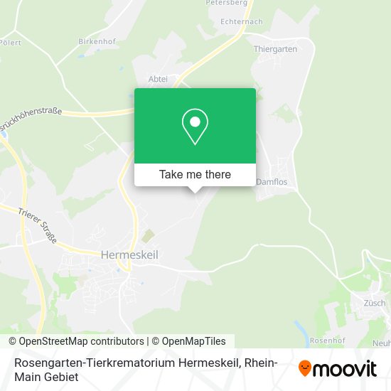 Карта Rosengarten-Tierkrematorium Hermeskeil