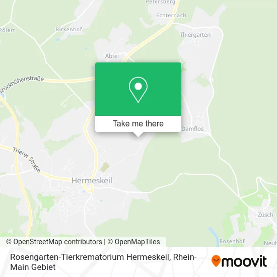 Карта Rosengarten-Tierkrematorium Hermeskeil