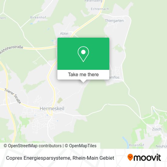 Карта Coprex Energiesparsysteme