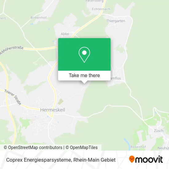 Карта Coprex Energiesparsysteme