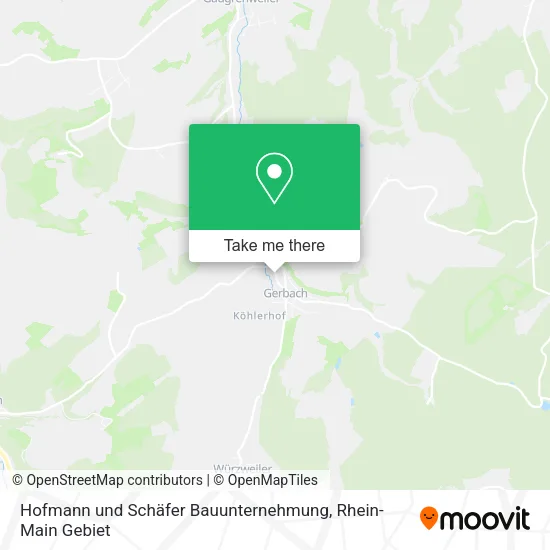 Карта Hofmann und Schäfer Bauunternehmung