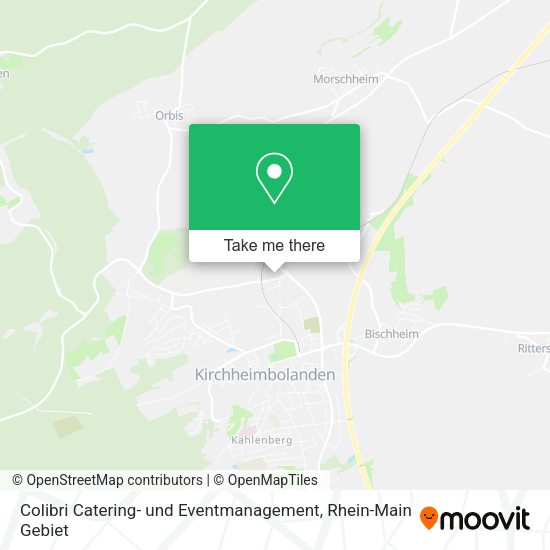 Карта Colibri Catering- und Eventmanagement