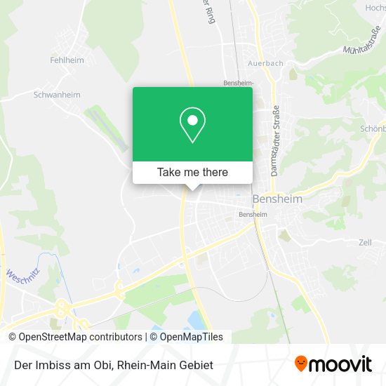 Карта Der Imbiss am Obi