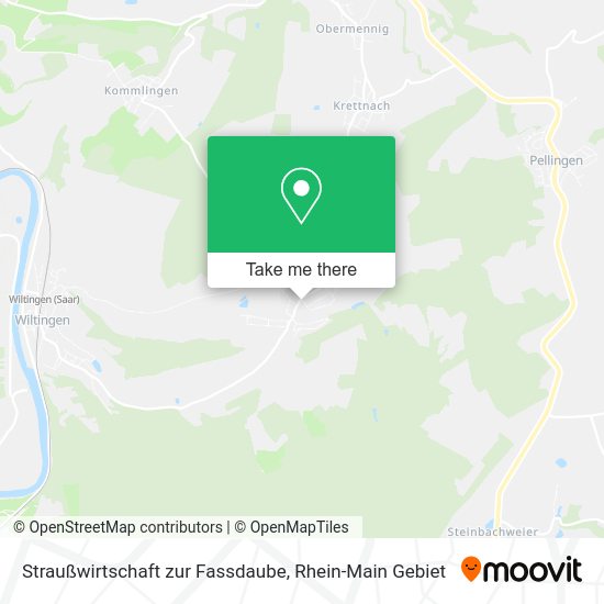 Карта Straußwirtschaft zur Fassdaube