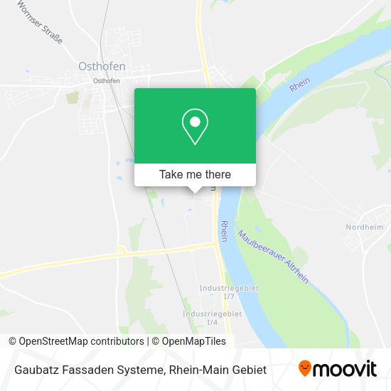Карта Gaubatz Fassaden Systeme