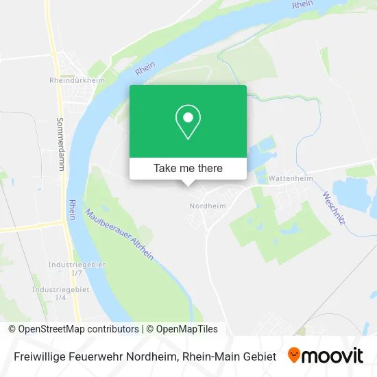 Карта Freiwillige Feuerwehr Nordheim