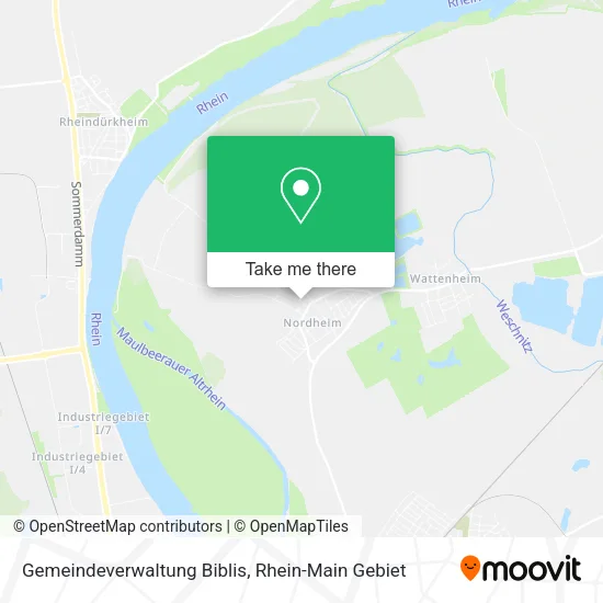 Карта Gemeindeverwaltung Biblis