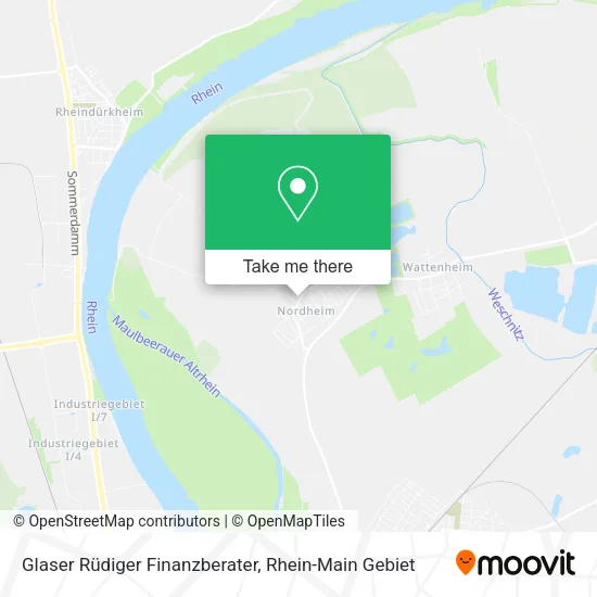 Карта Glaser Rüdiger Finanzberater