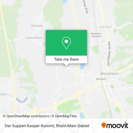 Карта Der Suppen Kasper Kommt