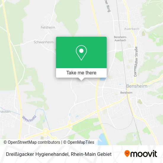 Карта Dreißigacker Hygienehandel