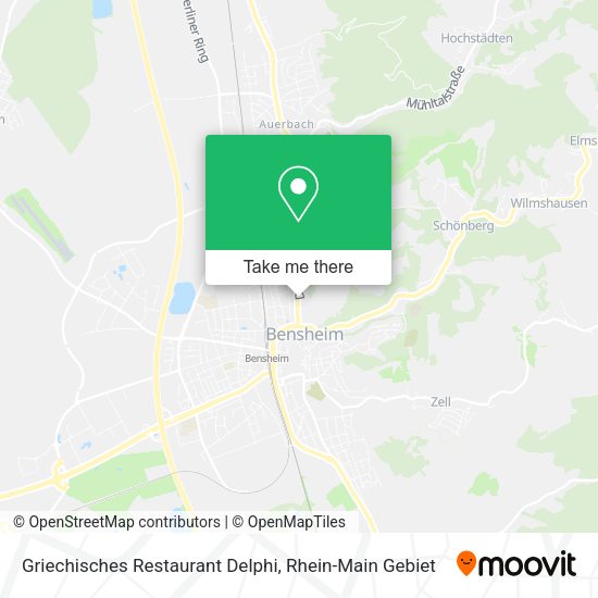 Карта Griechisches Restaurant Delphi