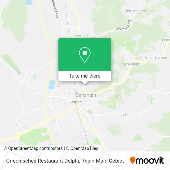Карта Griechisches Restaurant Delphi
