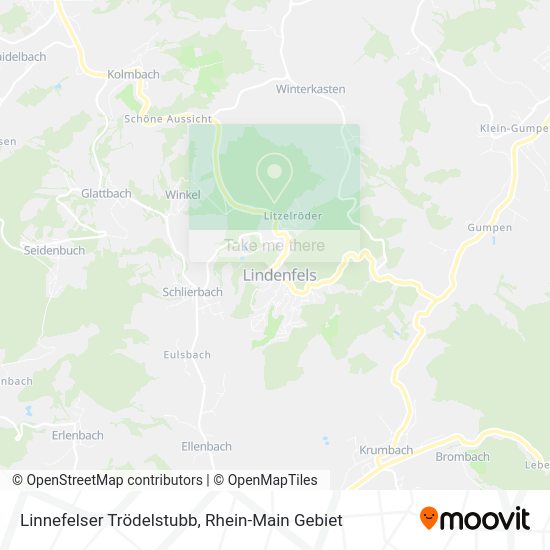 Карта Linnefelser Trödelstubb