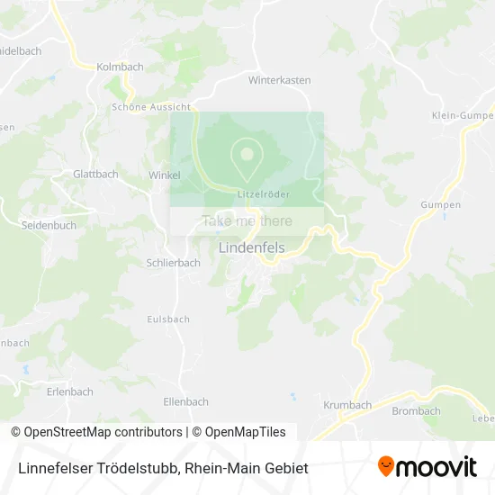 Карта Linnefelser Trödelstubb