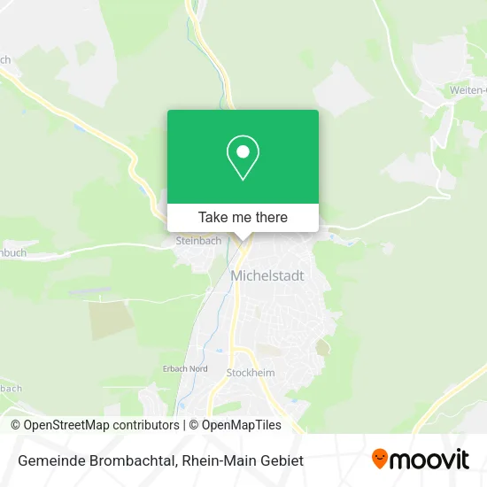 Карта Gemeinde Brombachtal