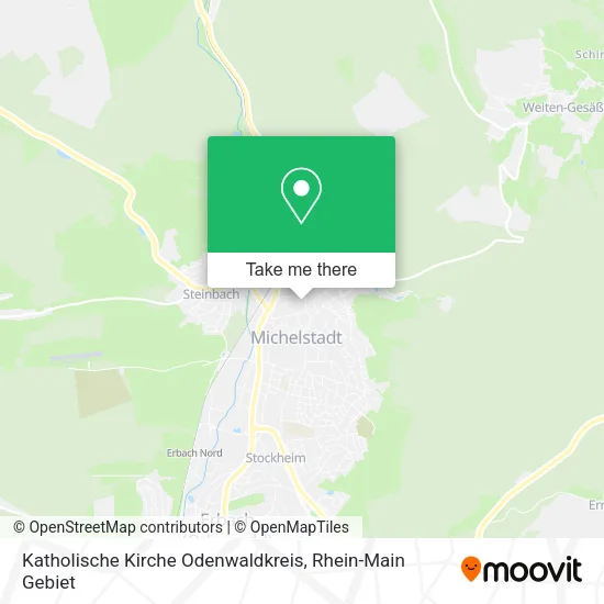 Katholische Kirche Odenwaldkreis map