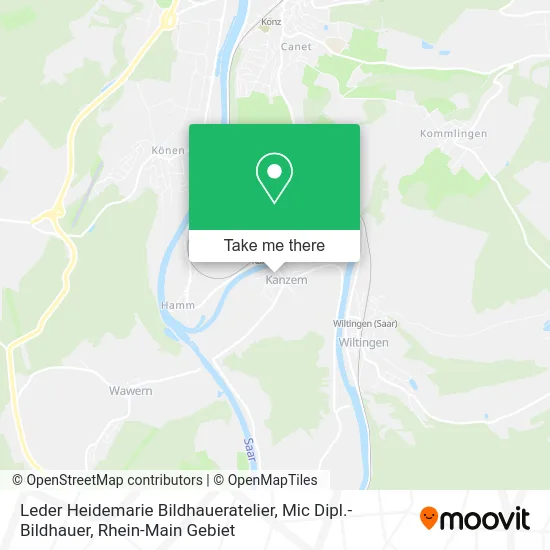 Карта Leder Heidemarie Bildhaueratelier, Mic Dipl.-Bildhauer