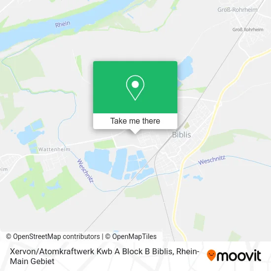 Карта Xervon / Atomkraftwerk Kwb A Block B Biblis