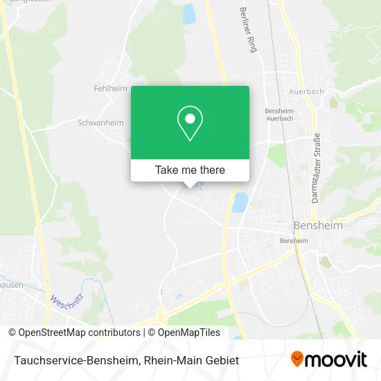 Карта Tauchservice-Bensheim