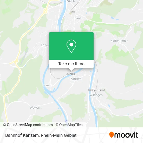Карта Bahnhof Kanzem