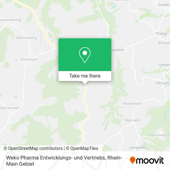 Карта Weko Pharma Entwicklungs- und Vertriebs