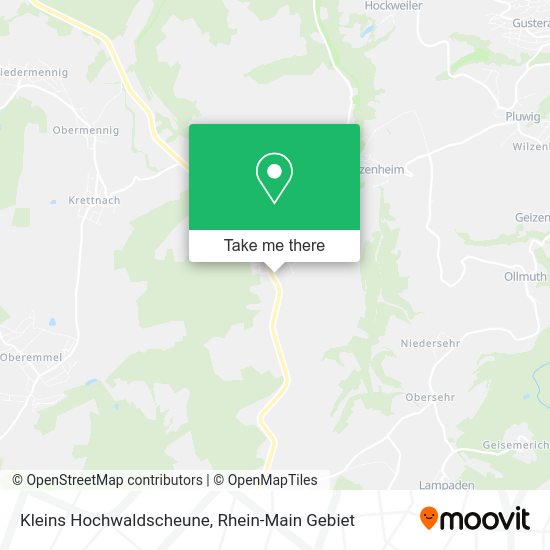 Карта Kleins Hochwaldscheune