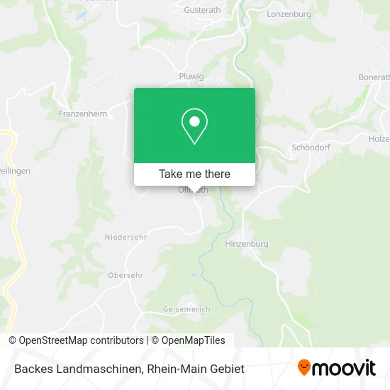 Карта Backes Landmaschinen