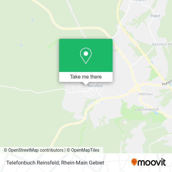 Карта Telefonbuch Reinsfeld