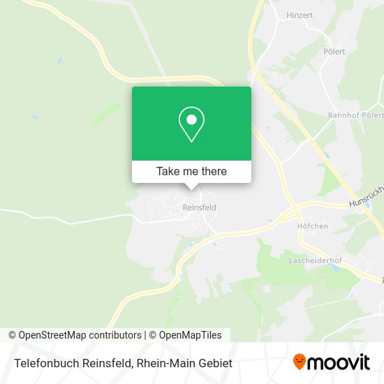 Карта Telefonbuch Reinsfeld