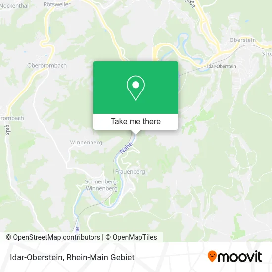 Idar-Oberstein map