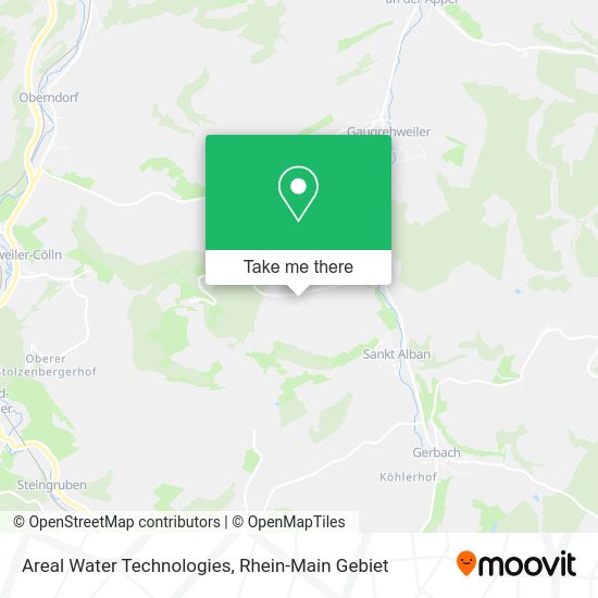 Карта Areal Water Technologies