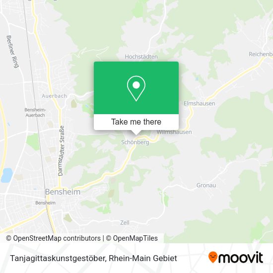 Карта Tanjagittaskunstgestöber