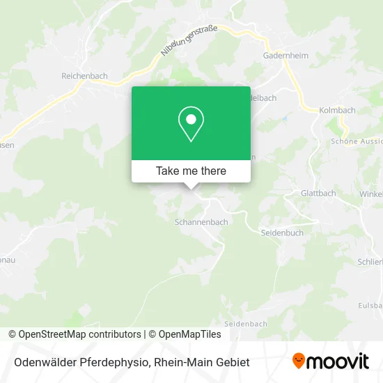 Карта Odenwälder Pferdephysio