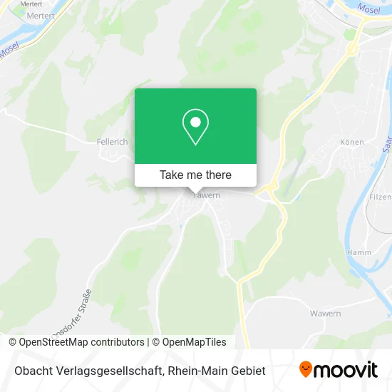 Карта Obacht Verlagsgesellschaft