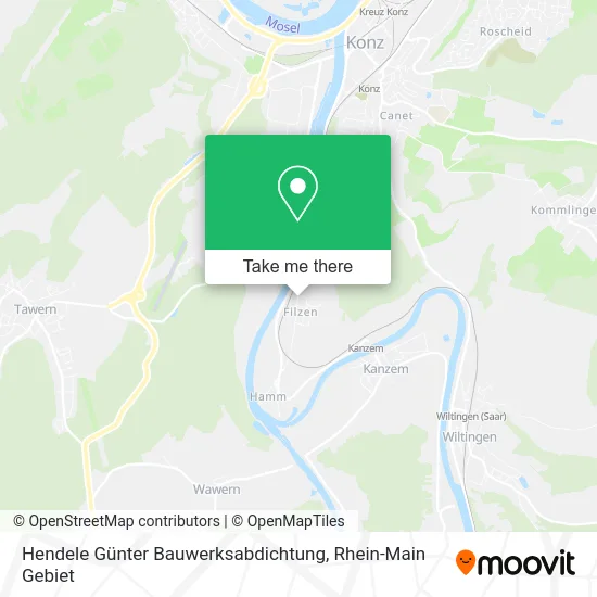 Карта Hendele Günter Bauwerksabdichtung