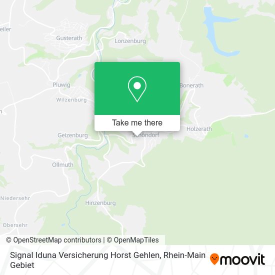 Карта Signal Iduna Versicherung Horst Gehlen
