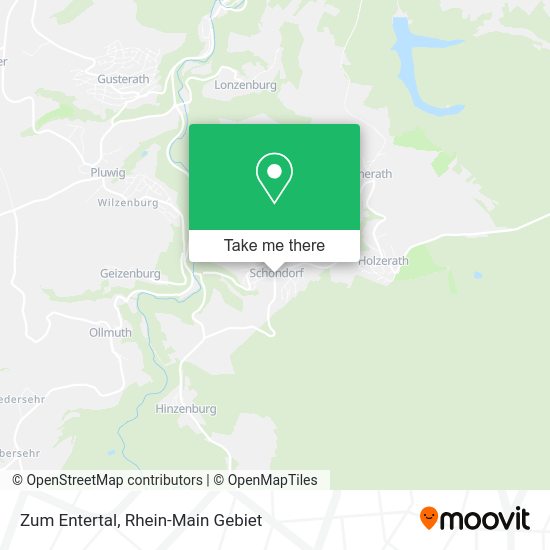 Карта Zum Entertal