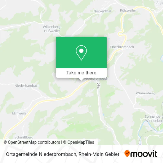Карта Ortsgemeinde Niederbrombach