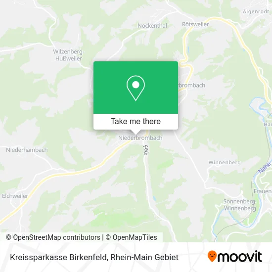 Карта Kreissparkasse Birkenfeld