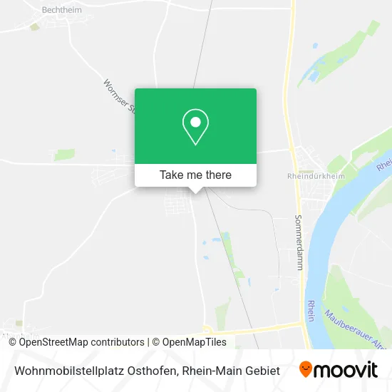Карта Wohnmobilstellplatz Osthofen