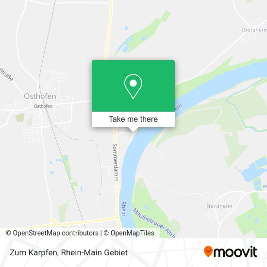 Карта Zum Karpfen